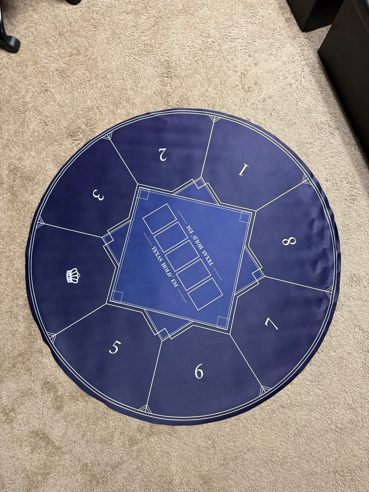 NUVETI Poker Table Topper for Texas Holdem